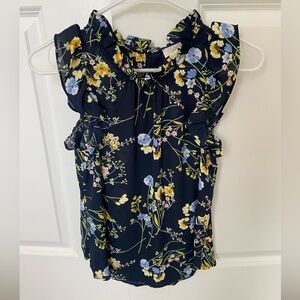 Ann Taylor Loft Floral Blouse